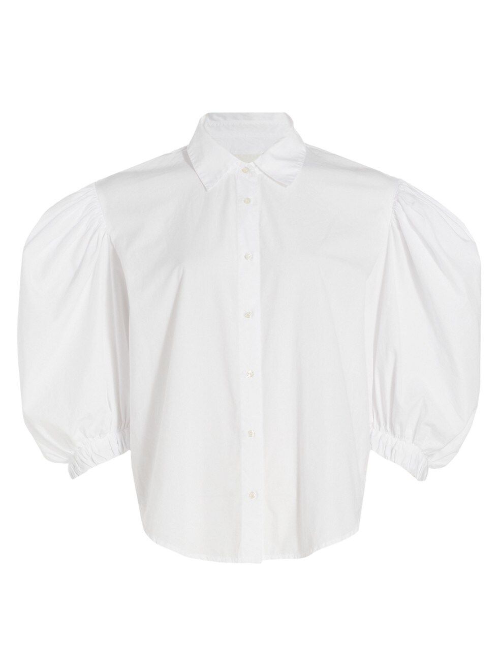 Anya Puff Sleeve Button-Up Shirt | Saks Fifth Avenue