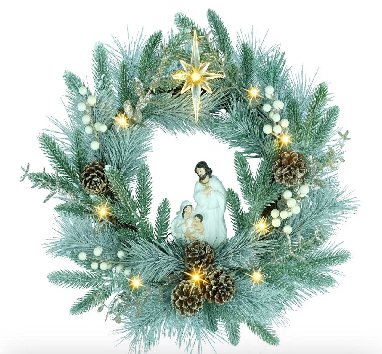 Nativity Wreath 🌲✨

#LTKSeasonal #LTKHoliday #LTKHome