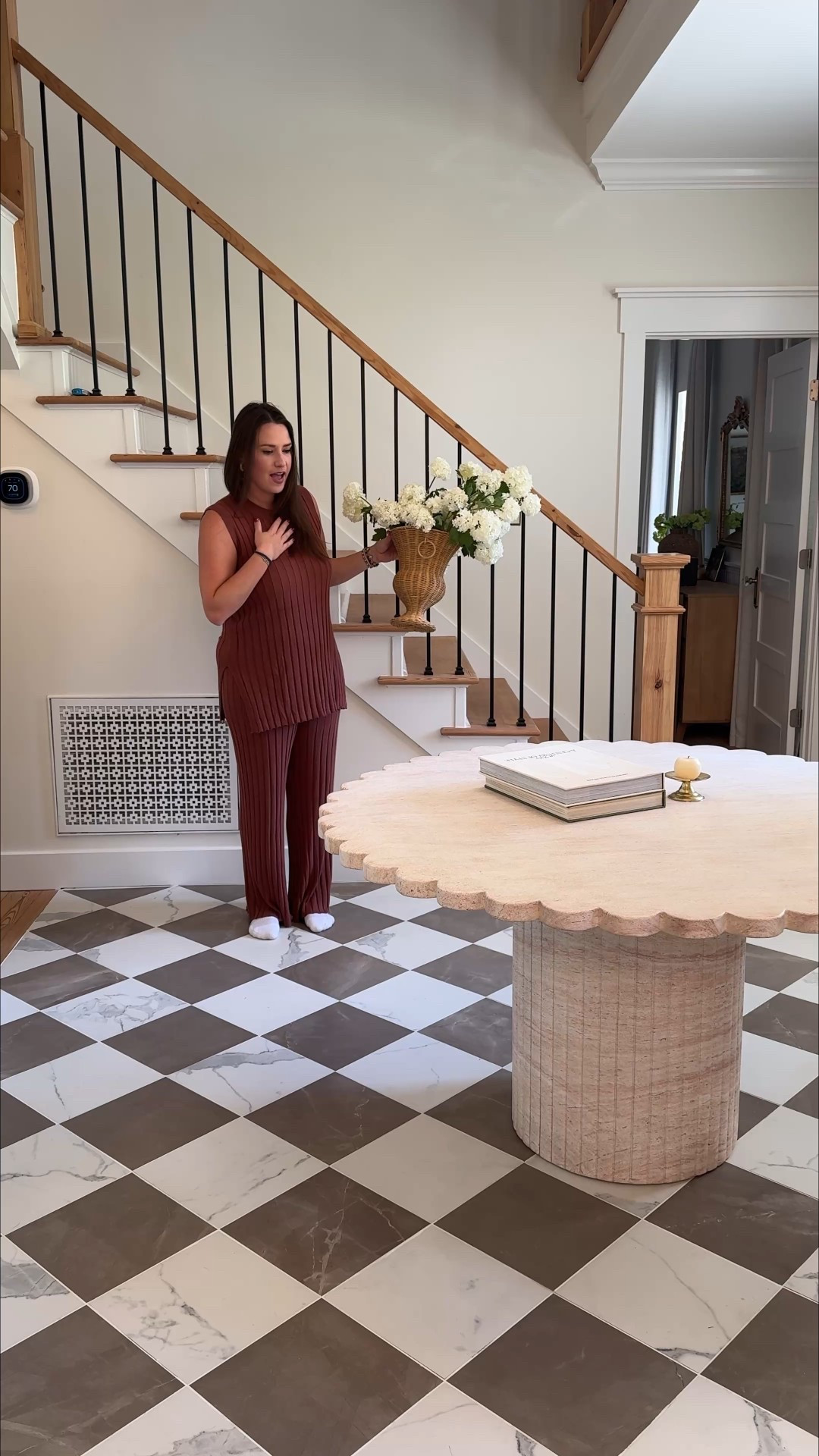 This scallop table!! 

#LTKHome #LTKSaleAlert #LTKStyleTip