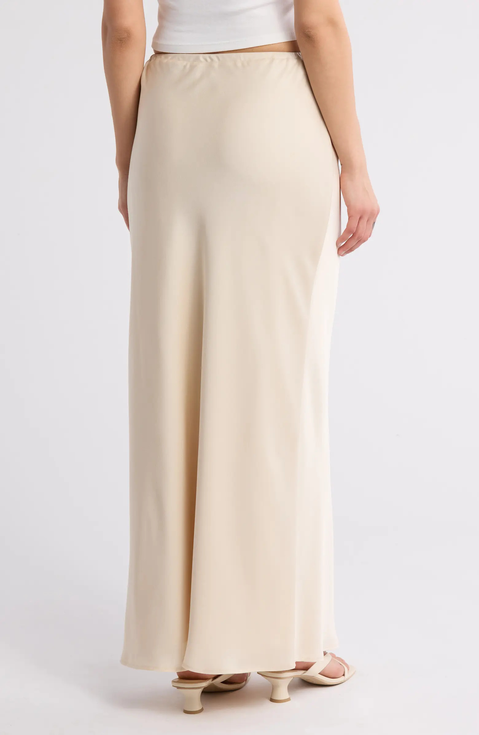 Satin Bias Maxi Skirt | Nordstrom Rack