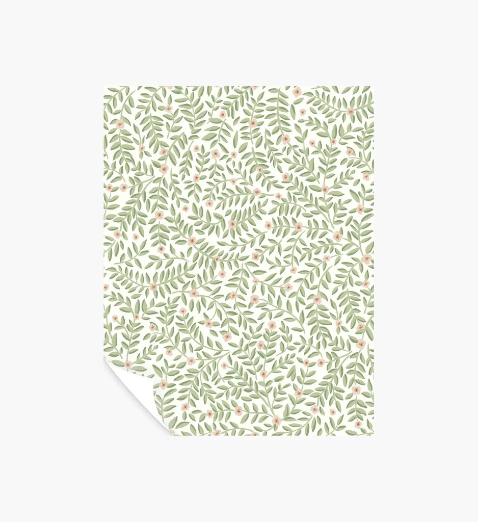Elodie Peel & Stick Wallpaper Sample - Cream | Rifle Paper Co.