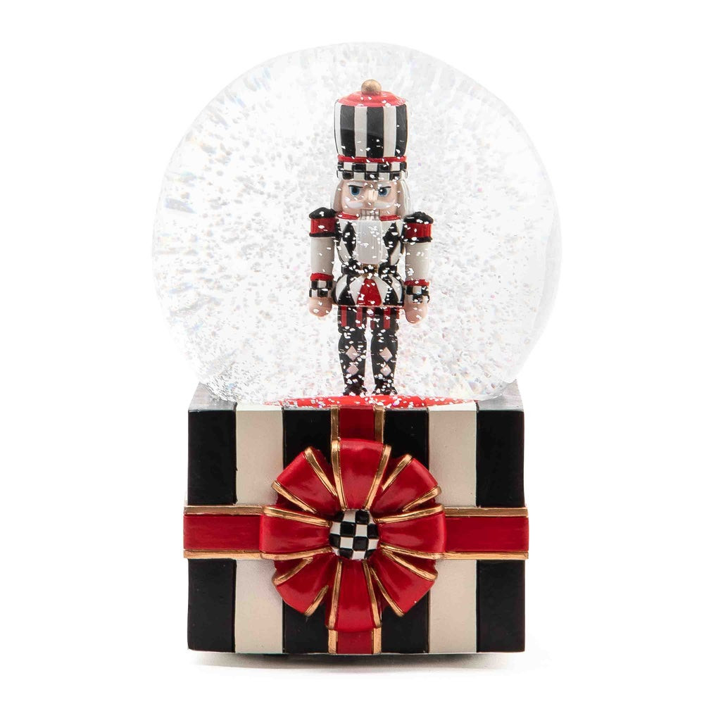 Nutcracker Gift Snow Globe | MacKenzie-Childs