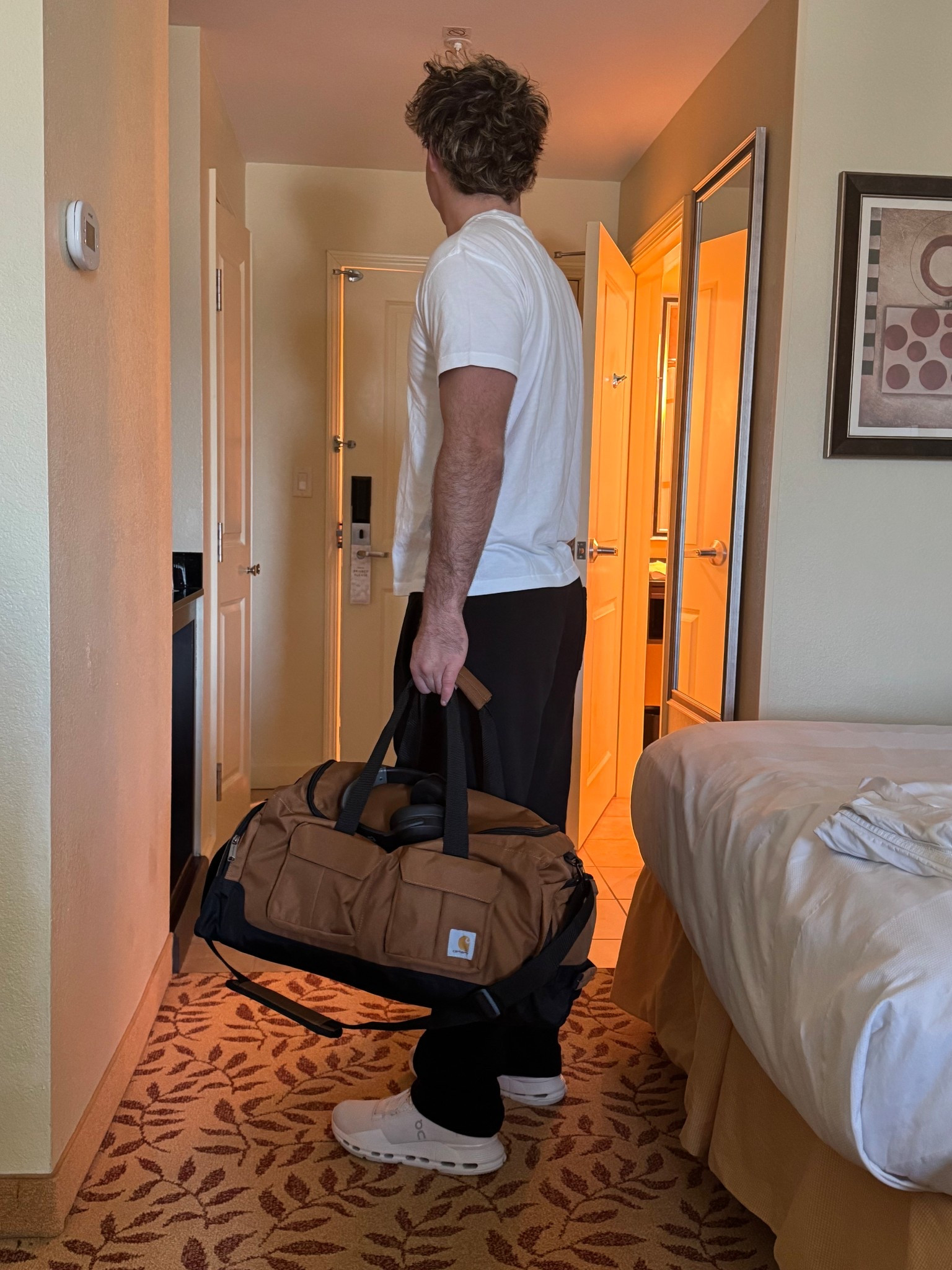 You can always tell the Christmas gifts that they like. It’s the ones that they wear first! (my high school senior) 
This duffel bag is perfect for any college kid that is about to take a lot of adventures! 

#LTKmomlife #LTKTravel #LTKMens