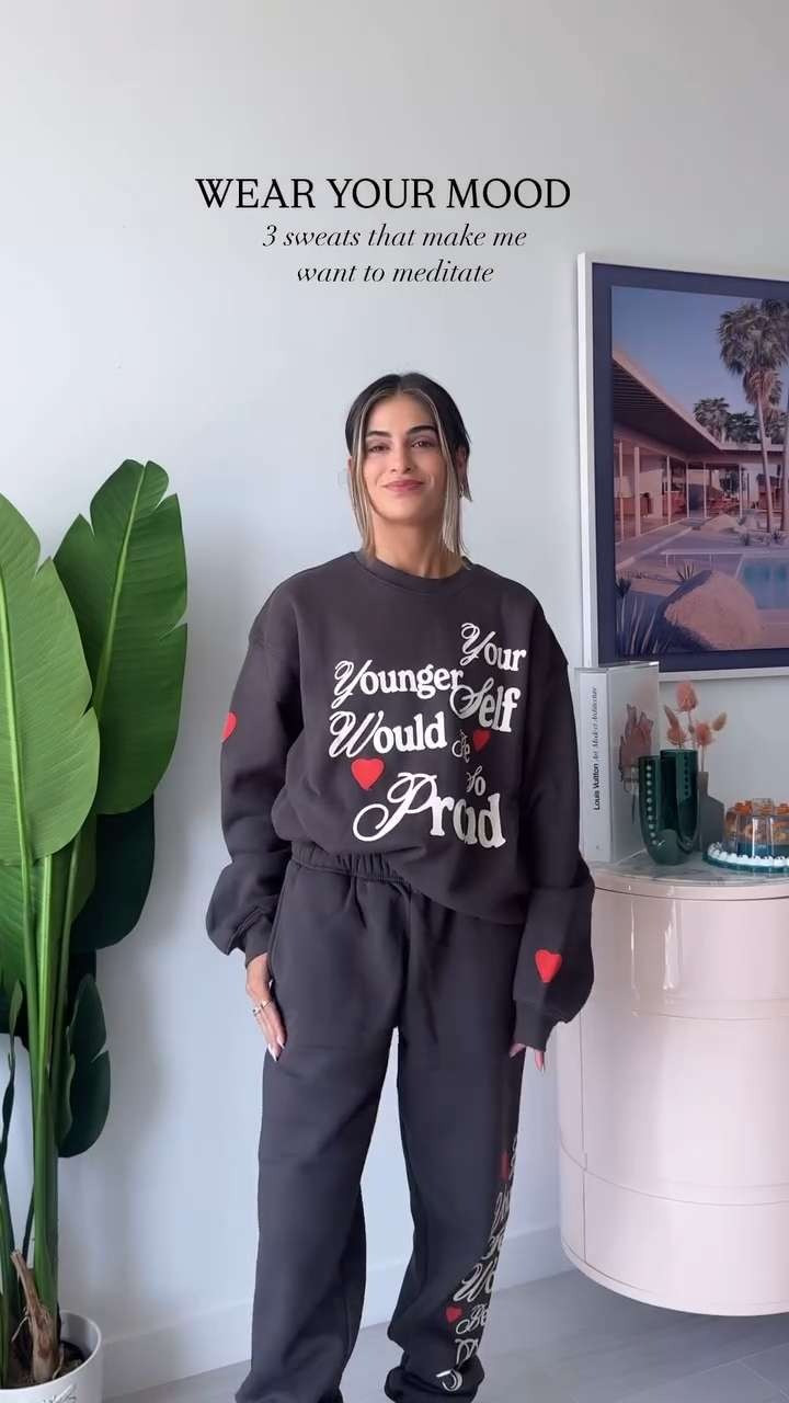 sweats that make me want to meditate: I packed all of these for my @drjoedispenza meditation retreat this week 🙏🏻 I’ll basically be meditating and learning all week so I and to be cozy but feel cute 

 #LTKStyleTip #LTKWatchNow