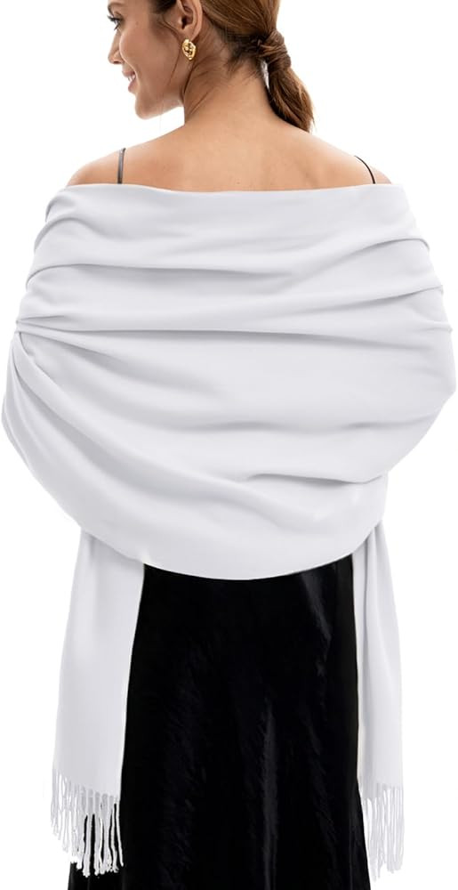 Pashmina Scarf and Shawl - Soft Women Pashminas Wrap for Wedding Evening Party dresses | Amazon (US)