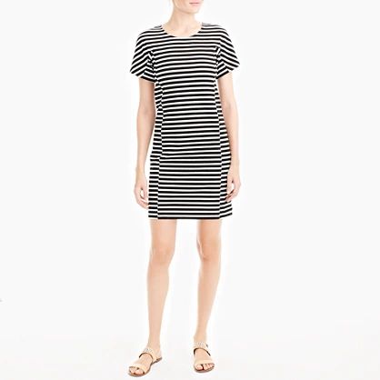Striped T-shirt dress | J.Crew Factory
