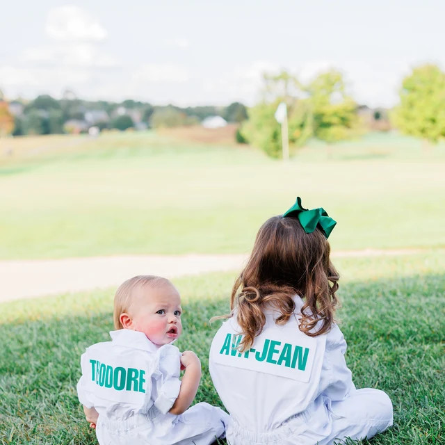 CADDIE UNIFORM CUSTOM Kids Golf Toddler Child Children Coverall Suit Boiler Caddy Halloween Baby ... | Etsy (US)