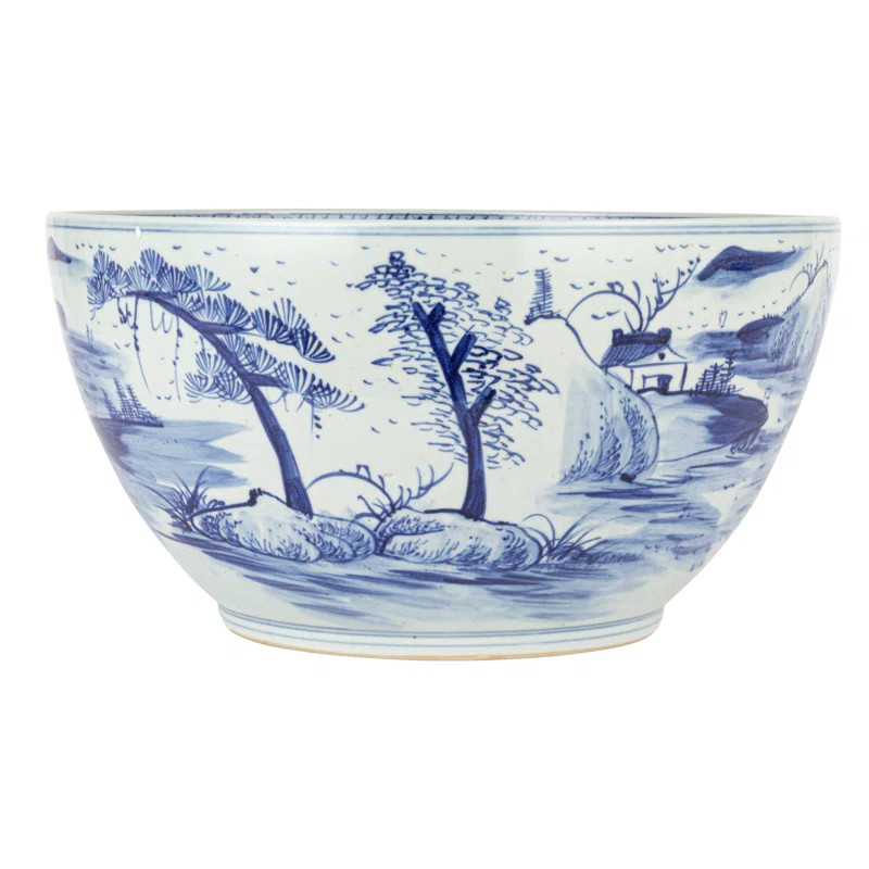 Alcott Hill® Oriental Landscape Porcelain Planter | Wayfair | Wayfair North America