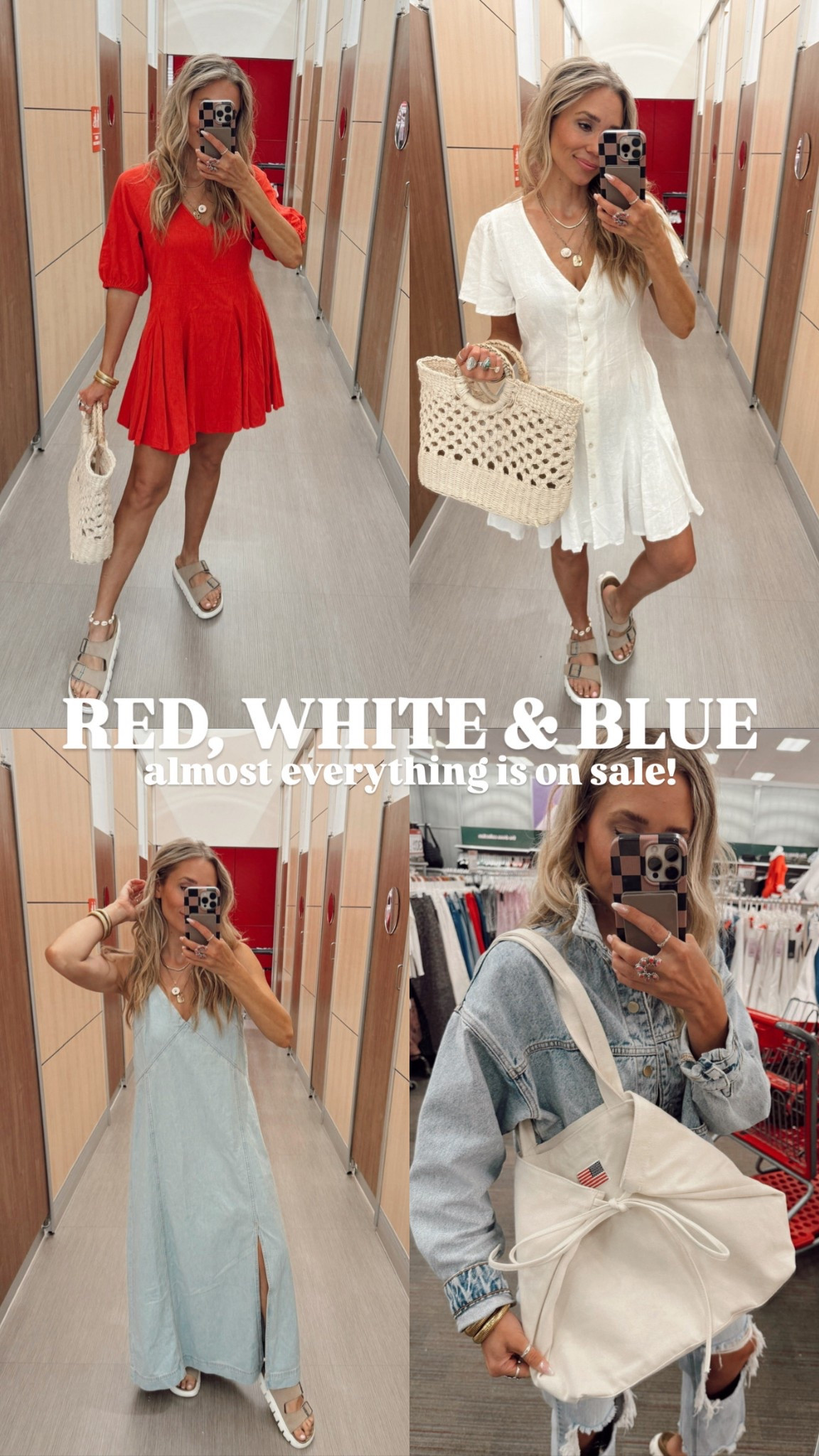 Red white & blue at Target & almost all of it is on sale! 🙌🏼🎯

#LTKFindsUnder50 #LTKStyleTip #LTKSummerEdit
