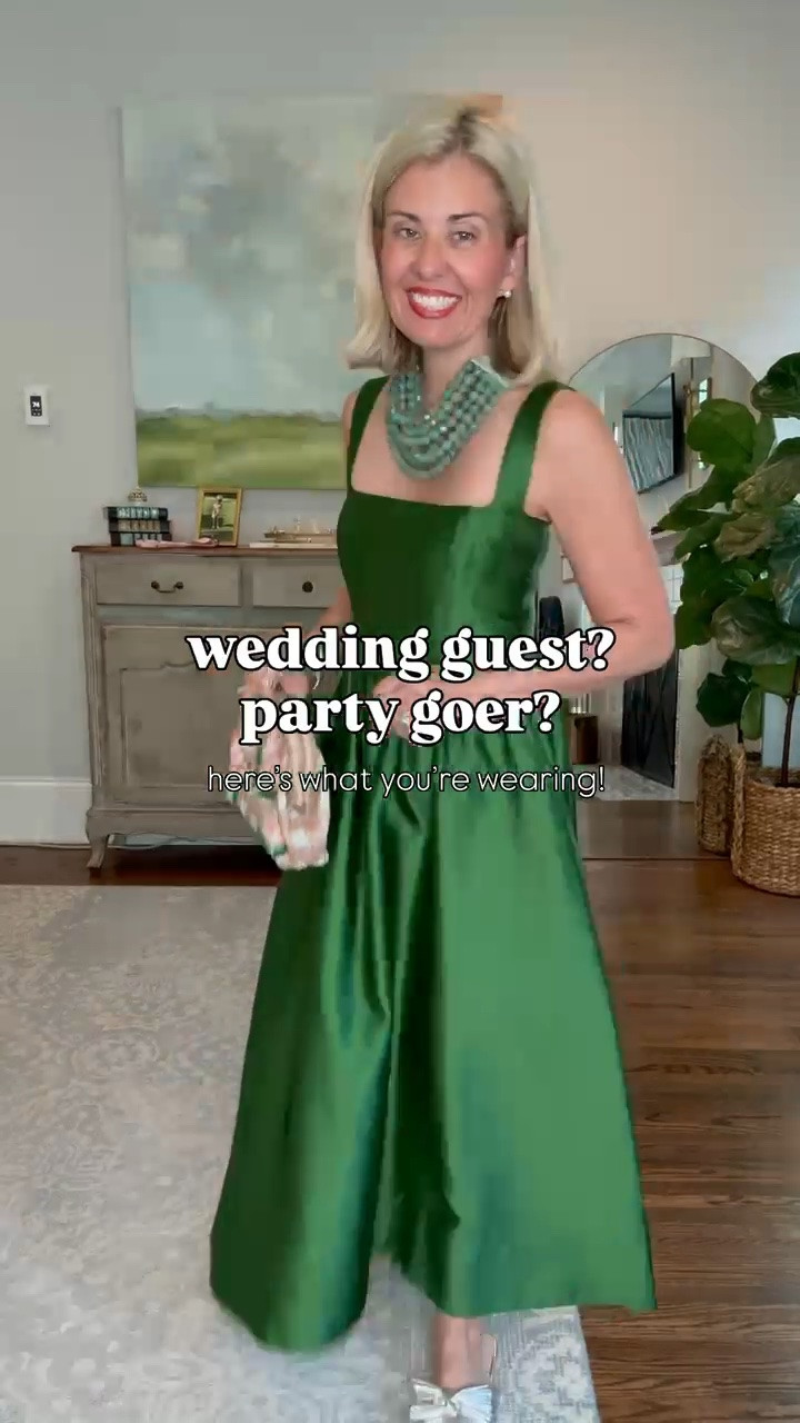 Wedding guest dressed… Red dress- size 2 Blue and gold- size xs Green dress- size xs Green & pink- size s Blue and pink- size xs Pink & yellow- size small White top- size small, plaid skirt - xs Dark dress- xs Pink & red- xs

#LTKootd #LTKSeasonal #LTKWedding