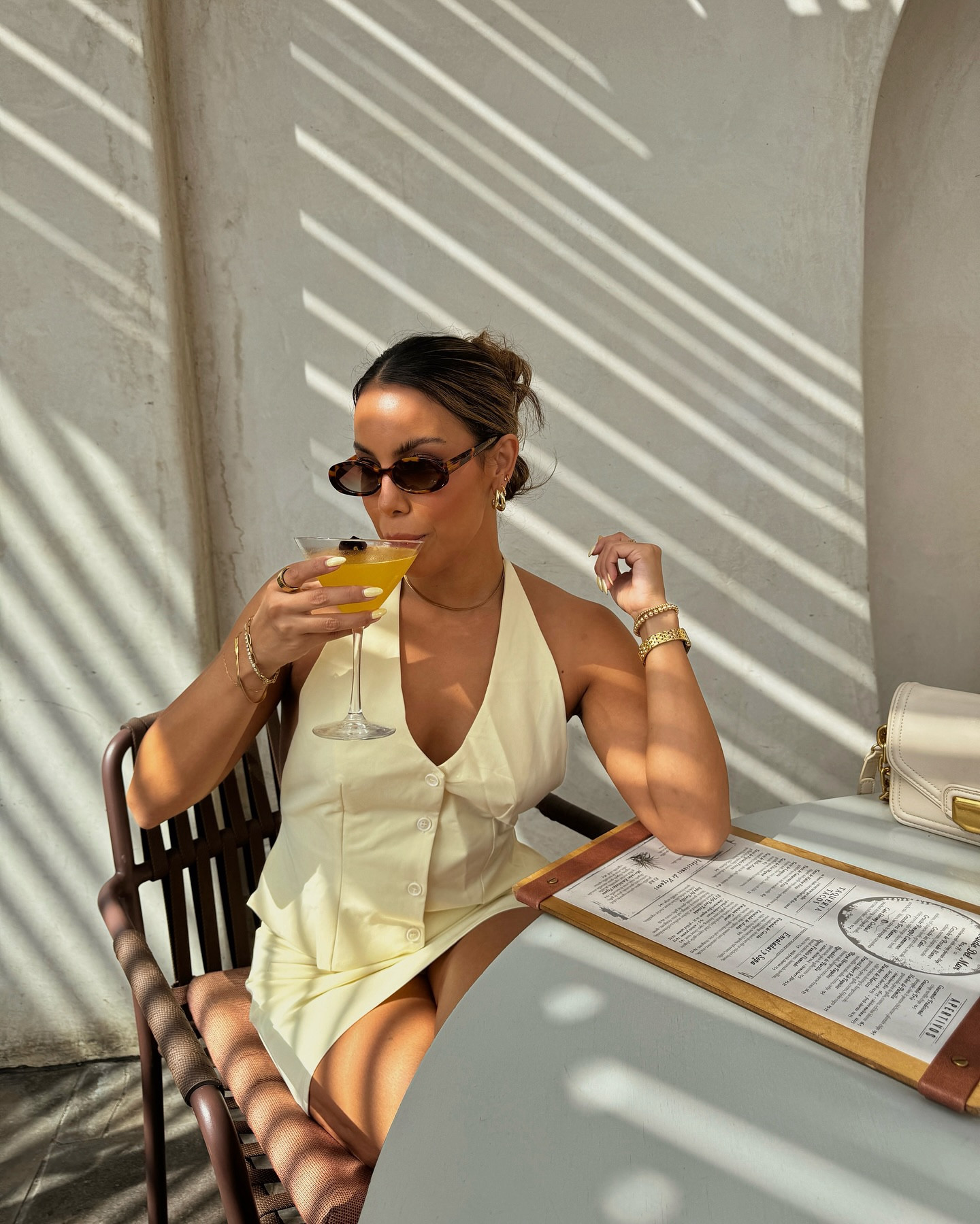 and it was all yellow 💛🍸🫶🏽🌼 @peppermayo #peppermayo #fashioninspo