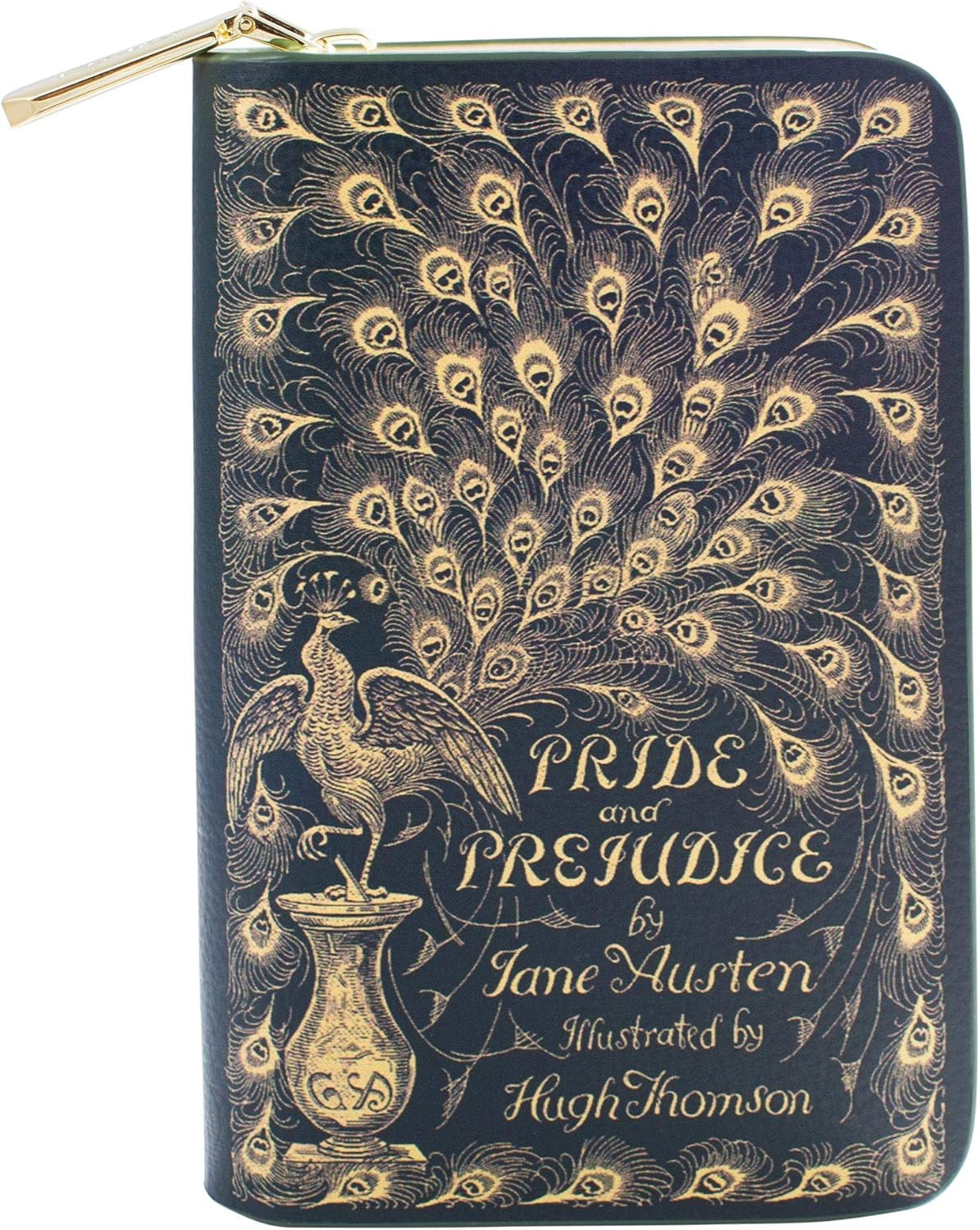 Well Read Pride and Prejudice by Jane Austen Green Book Themed Zip Around Wallet for Book Lovers-... | Amazon (US)