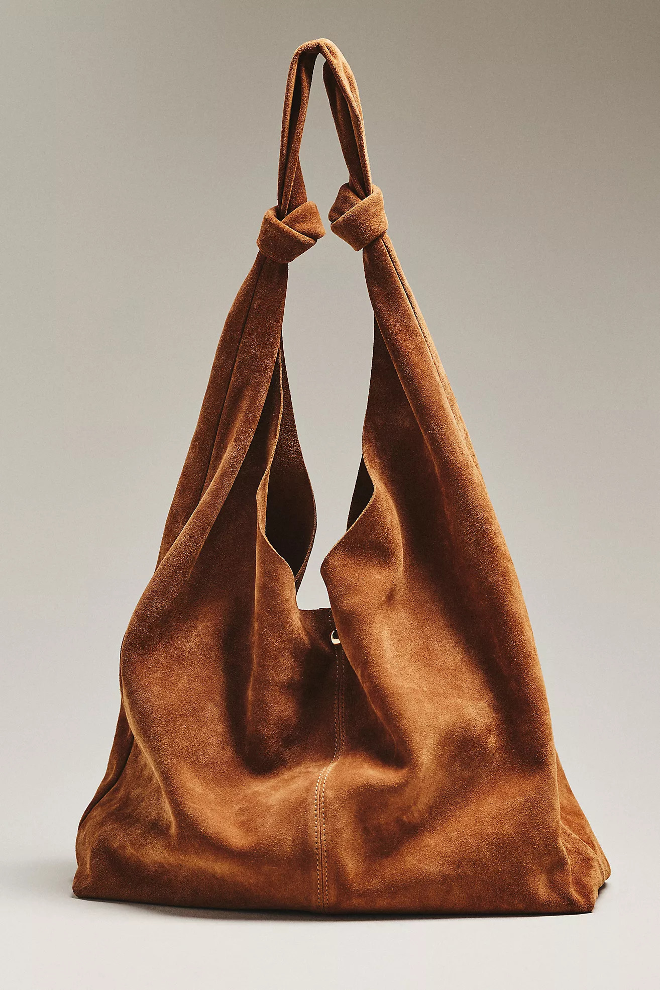 The Love Knot Suede Slouchy Bag | Anthropologie (US)