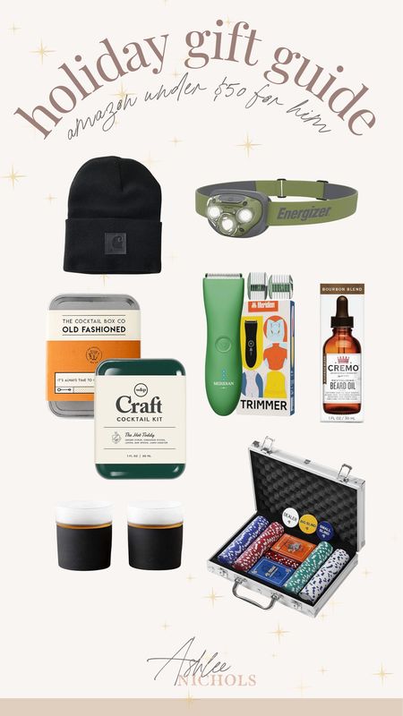 Sharing my gift guide for him with Amazon finds under $50! Perfect for the men in your life! 

Gift guide for him, gift guide for boyfriend, gift guide for son, gift guide for fiancé, gift guide for husband, gift guide for father in law, holiday presents, Christmas presents, Ashlee Nichols 



#LTKfindsunder50 #LTKGiftGuide #LTKHoliday