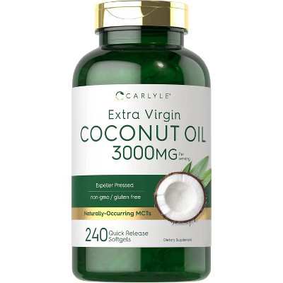 Carlyle Coconut Oil 3000mg | 240 Softgels | Target