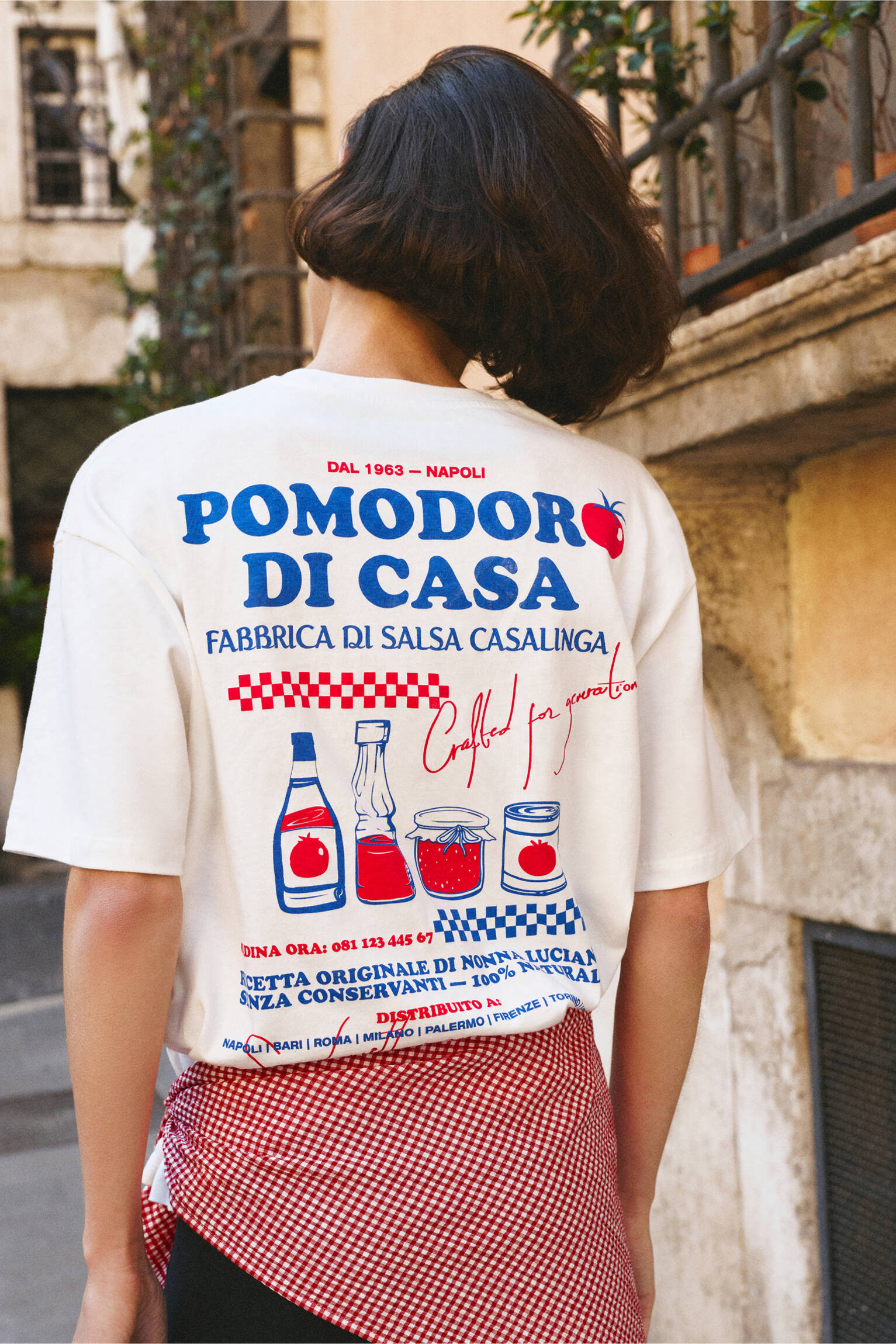 Pomodoro graphic T-shirt - Pull&Bear United Kingdom | PULL and BEAR UK