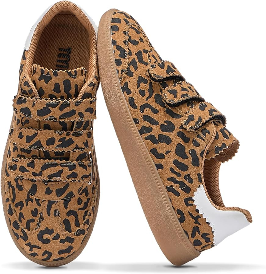 Sneakers for Women Lightweight Tennis Shoes Fashion Vegan Leather Hook & Loop Sneakers Non-Slip W... | Amazon (US)