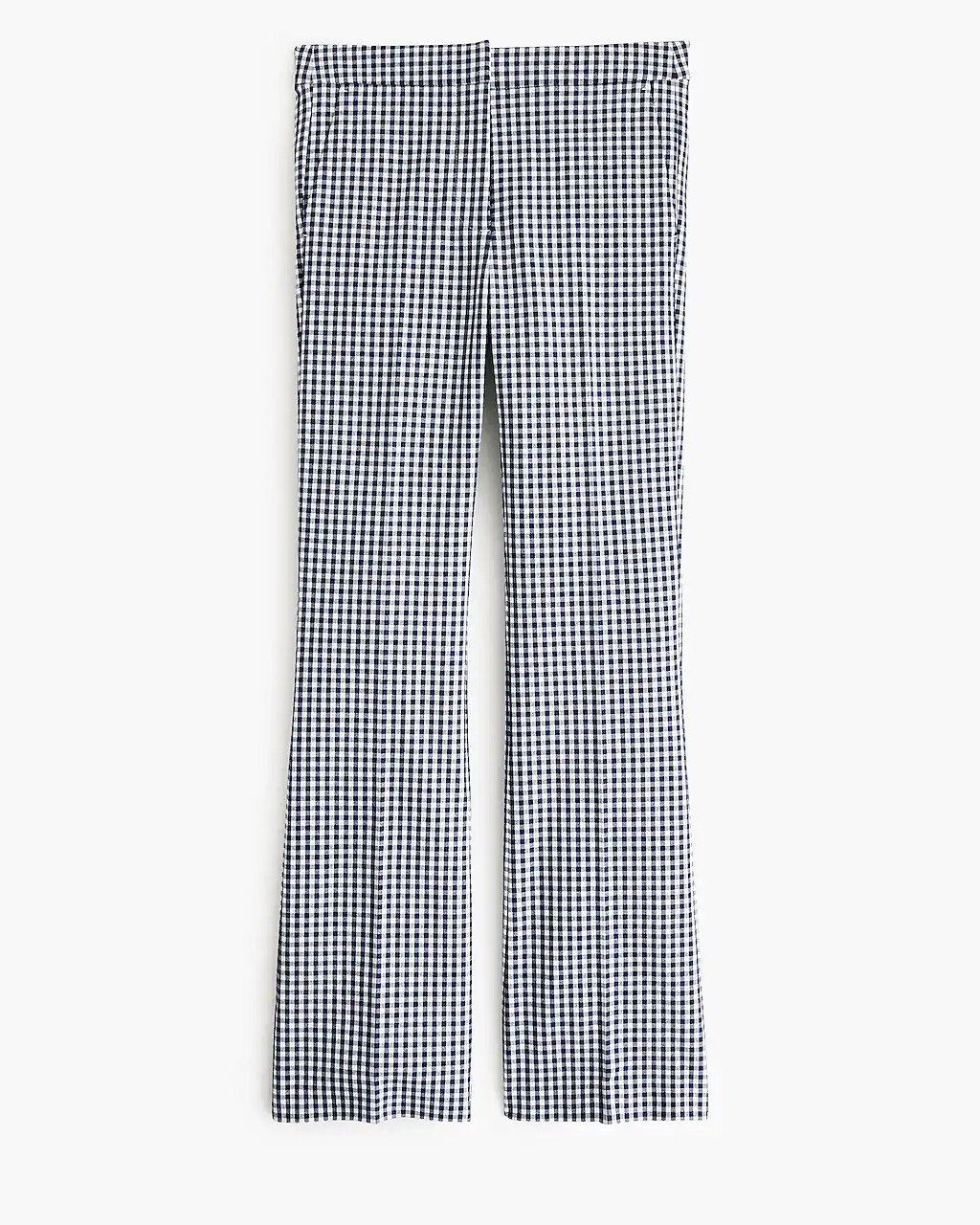 Gingham Nicki flare pant | J.Crew Factory