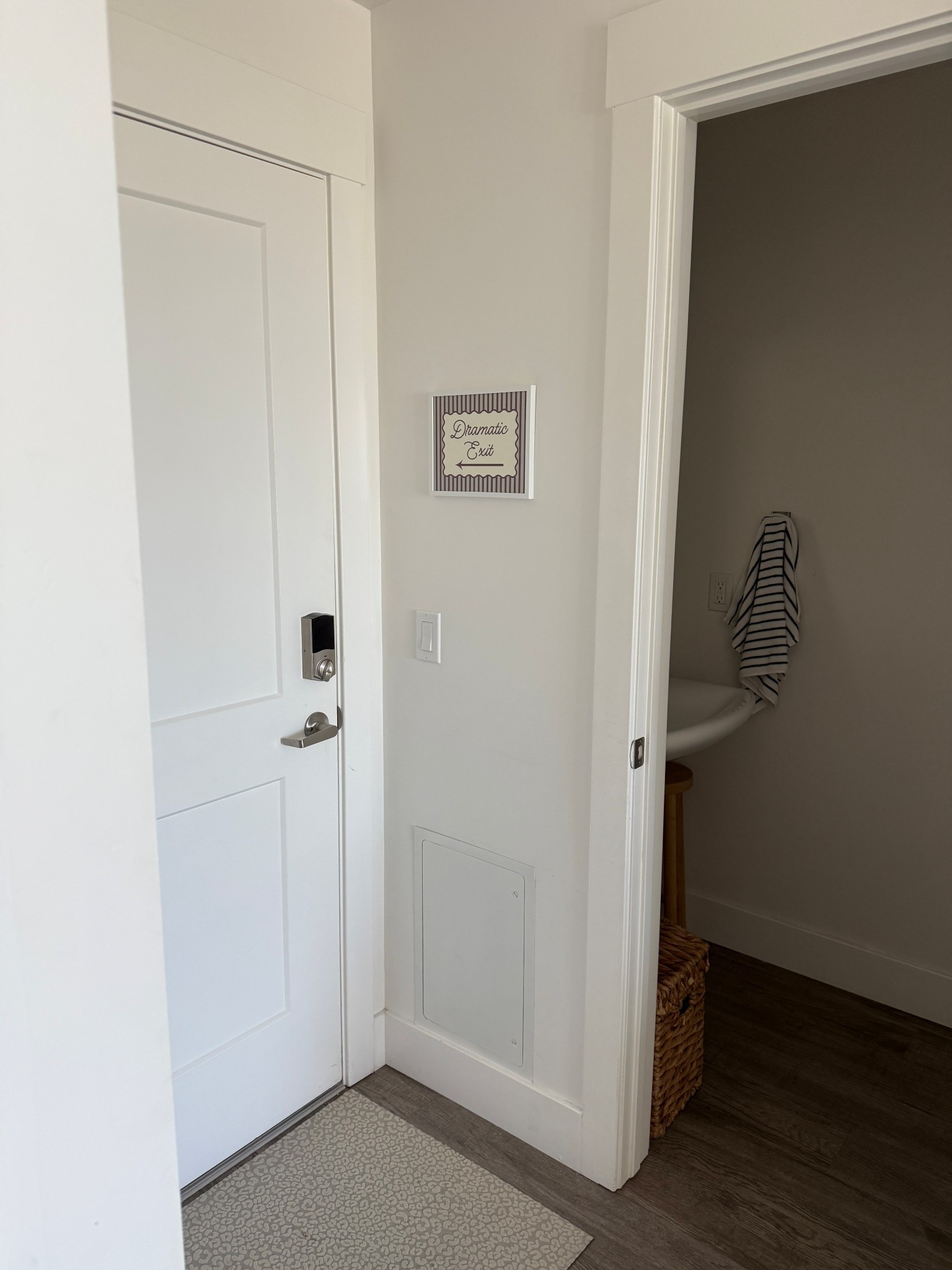 The cutest little sign from Etsy! Dramatic exit 👀 

#LTKHome