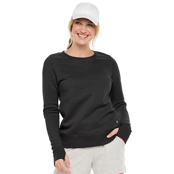 Women's Tek Gear® Ultrasoft Fleece Crewneck Sweatshirt | Kohl's