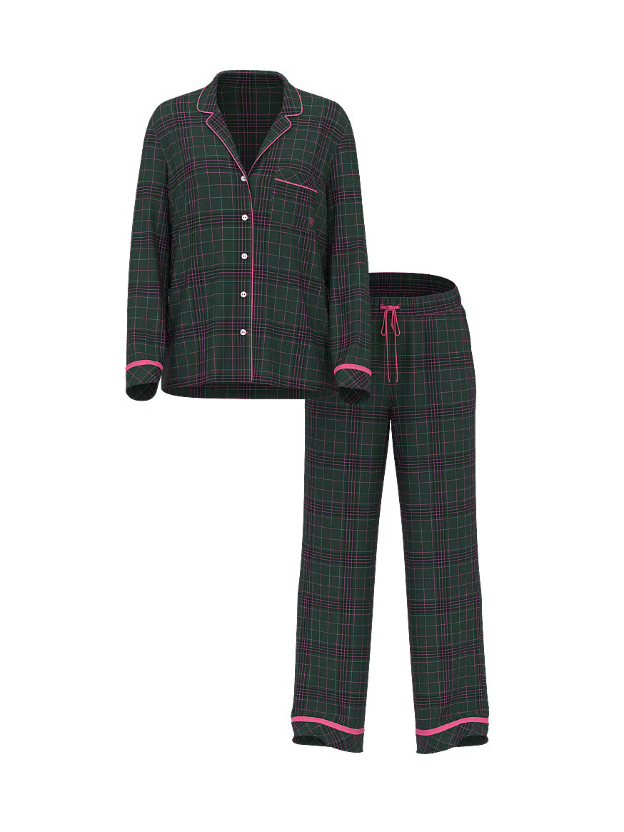 Buy Flannel Long Pajama Set, Print - Order Pajamas Sets online - Victoria's Secret US | Victoria's Secret (US / CA )