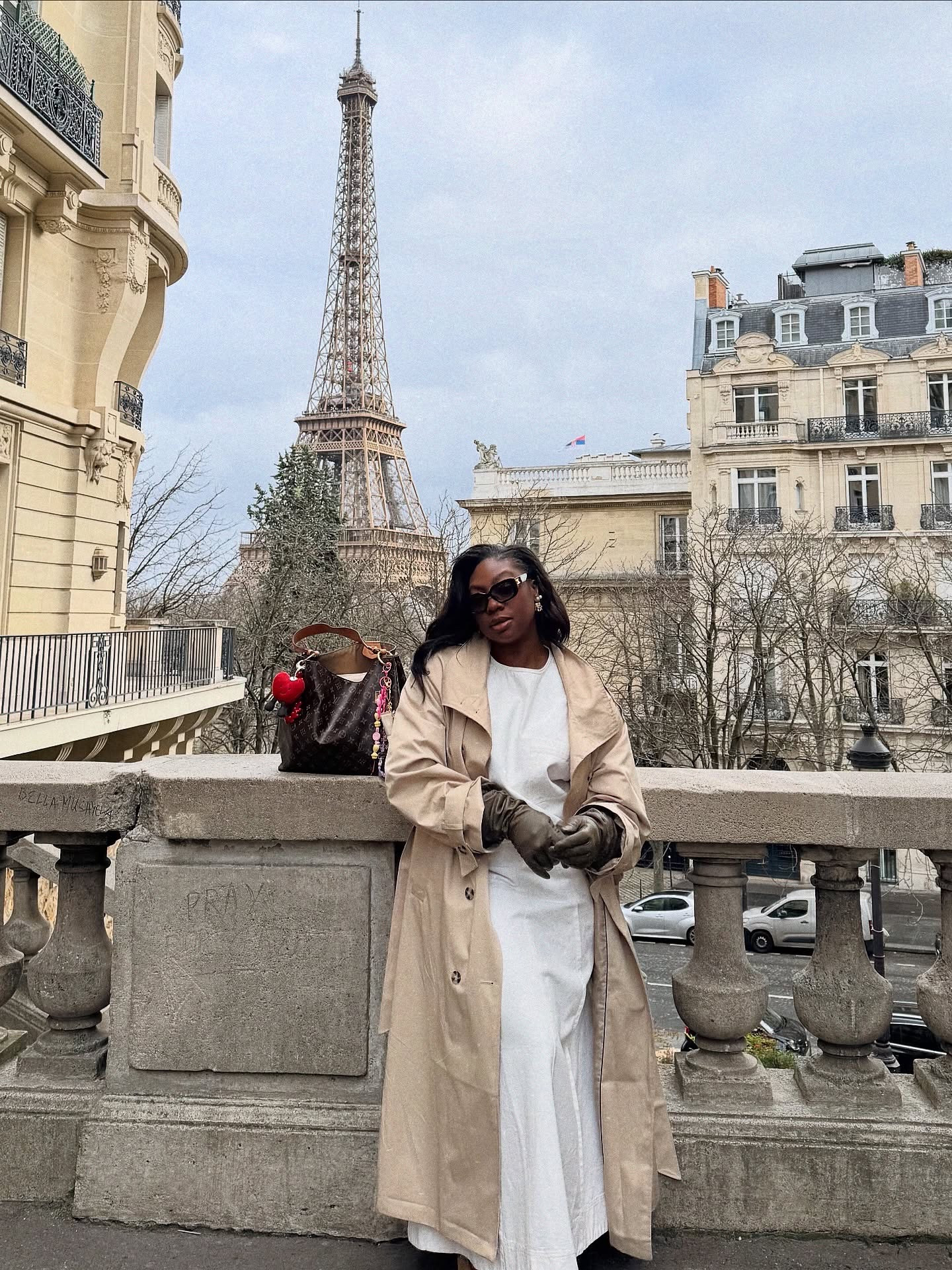 The Cutest Spot In Paris…🇫🇷 (Bookmark Location) 

- Top & Skirt @_albaray 
- Trench coat @reserved 
- Long leather gloves @hm 
- Suede Mary jane ballet flats @zara 
- Triomphe sunglasses @celine at @mytheresa.com 
- Pearl earrings @dior 
- Gold dons ring @marksandspencerstyle 

#ReservedForMe #albaraymyway #HMxStylechallenge ##midsizeoutfit @louisvuitton @marksandspencer chicoutfit

#LTKstyletip #LTKmidsize