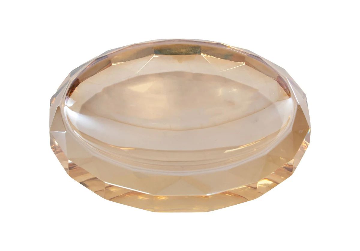 AMBER CRYSTAL DISH | Alice Lane Home Collection