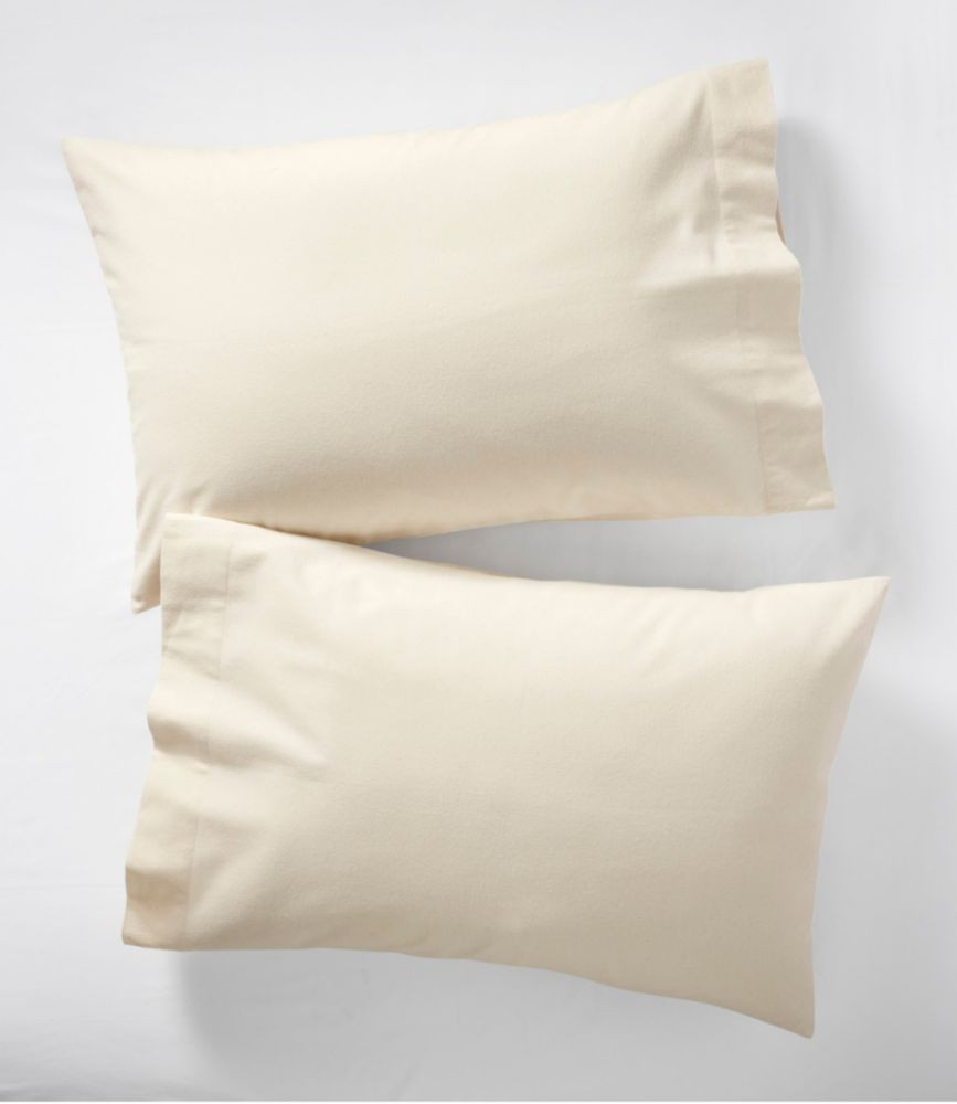 Ultrasoft Comfort Flannel Pillowcases, Set of Two Natural Standard L.L.Bean | L.L. Bean