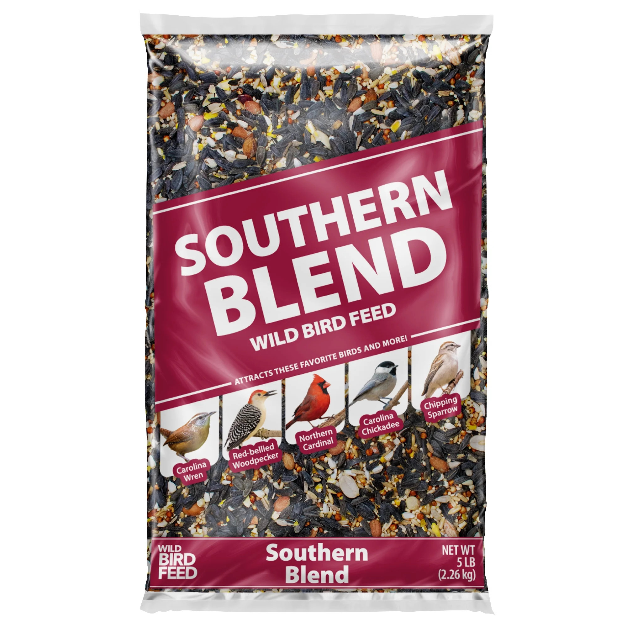 Southern Regional Blend Wild Bird Food, Dry, 1 Count Per Pack, 5 lb. Bag | Walmart (US)