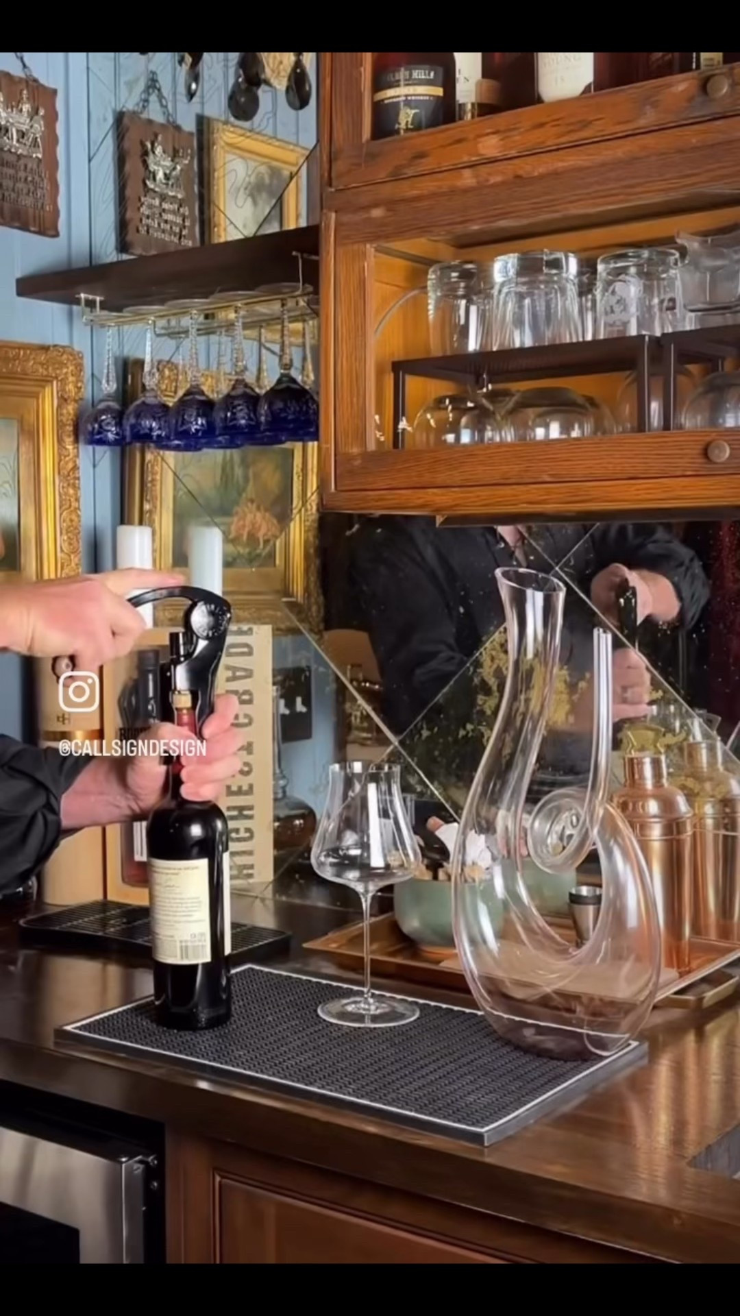 A sculptural wine decanter designed to enhance aroma, smooth each pour, and turn any bottle into a moment. Functional, striking, and made for slowing down and enjoying the ritual. 🍷 

#CallSignDesign #Vintage #Luxury #InteriorDesign #InteriorDecorating #Elegance #Chandelier #OldWorldCharm #DesignStyle #CastleCore #OldWorldCharm  #SimpleSwaps #wine #winedecanter #Decanter 