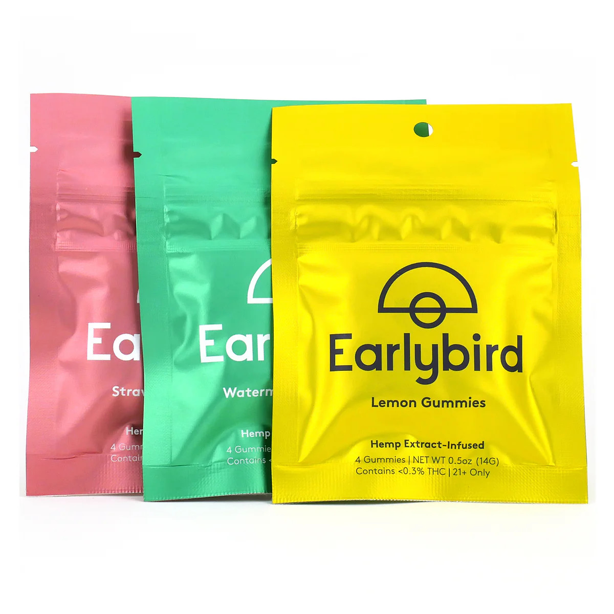 Earlybird Full Spectrum CBD Gummies (4-pack) w/ 2.5mg delta 9 THC | Earlybird CBD