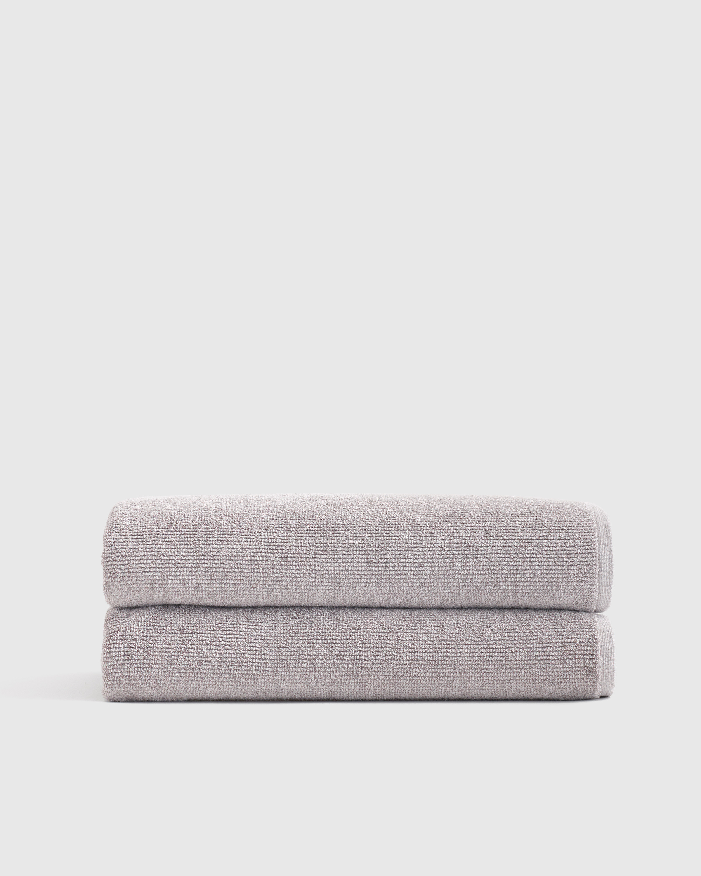 Quince | Turkish Ribbed Quick Dry Bath Sheet in Grey | Quince