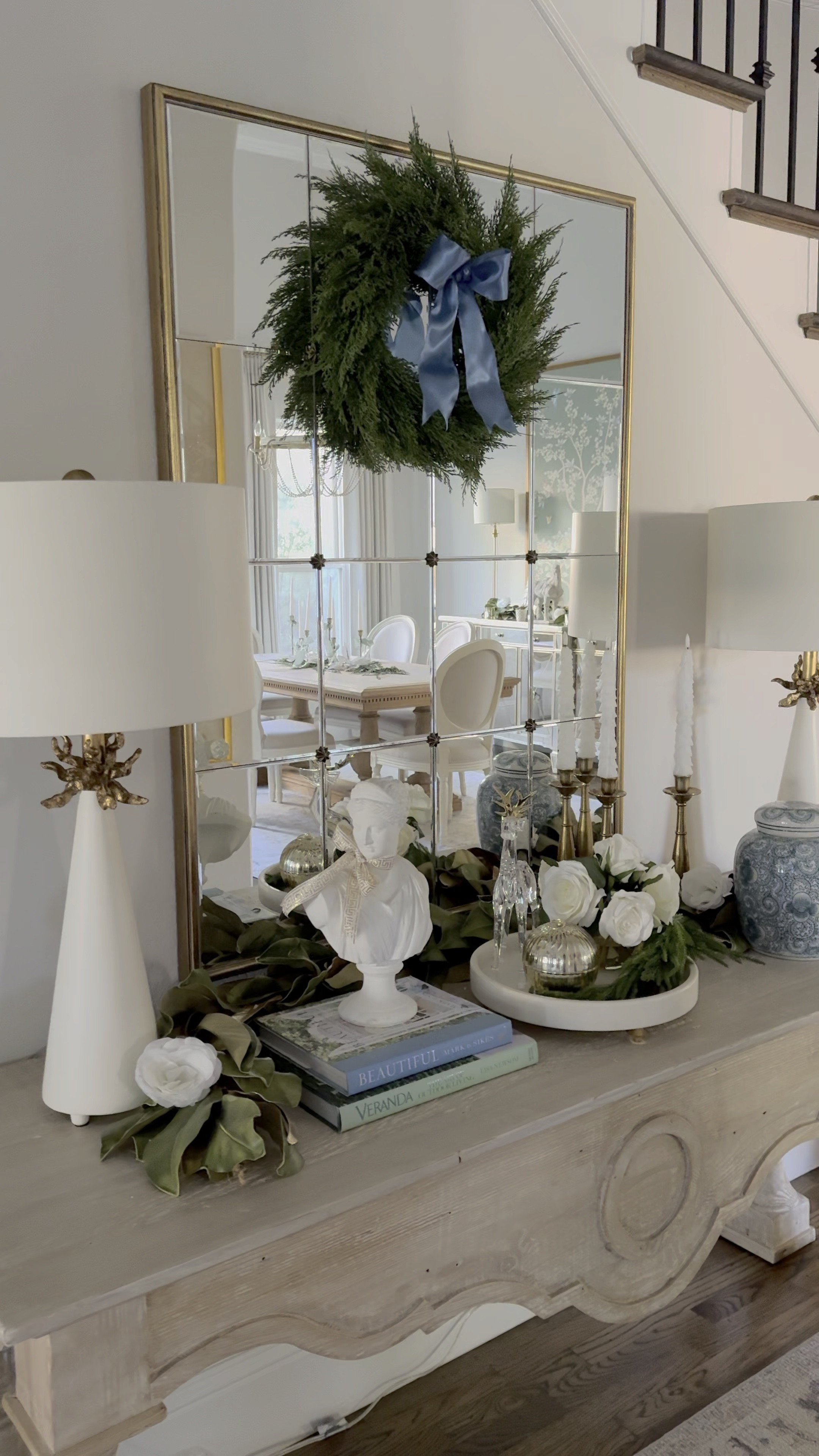 Christmas Foyer 💙

#LTKHoliday