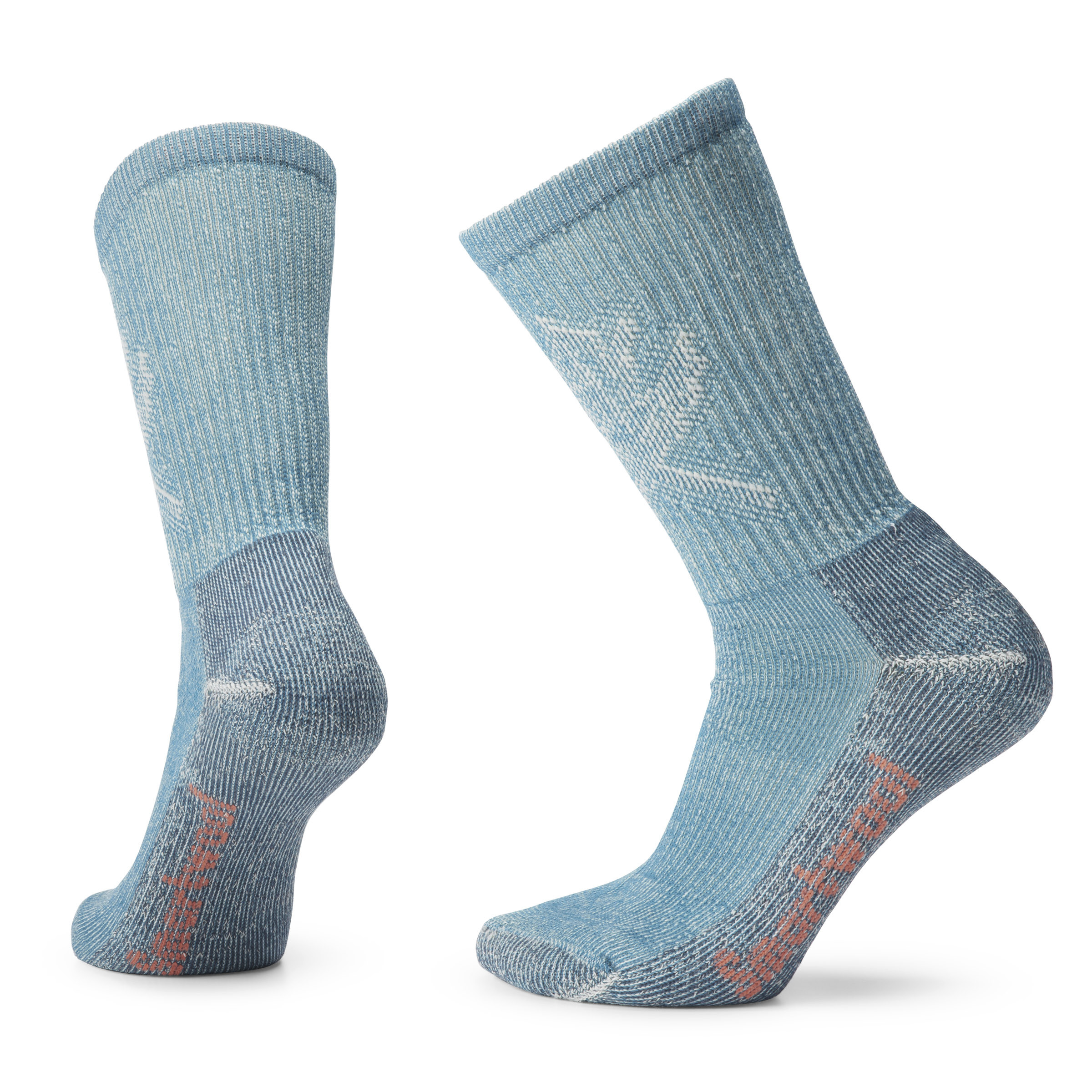 Smartwool Women's Hike Classic Edition Leaf Pattern Crew Socks in Twilight Blue | Size: Medium | Smartwool US