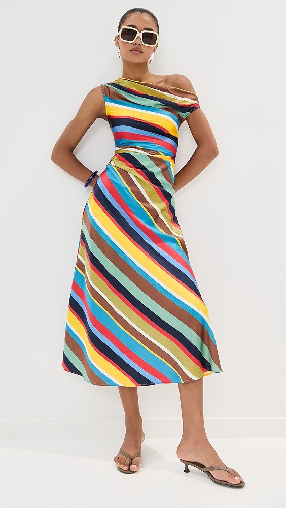 STAUD Phare Silk Dress | Shopbop | Shopbop