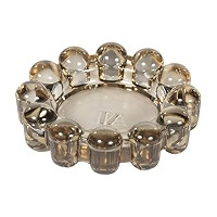 Alice Lane Home Collection Original Smoky Glass Small Bubble Candle Dish | Amazon (US)