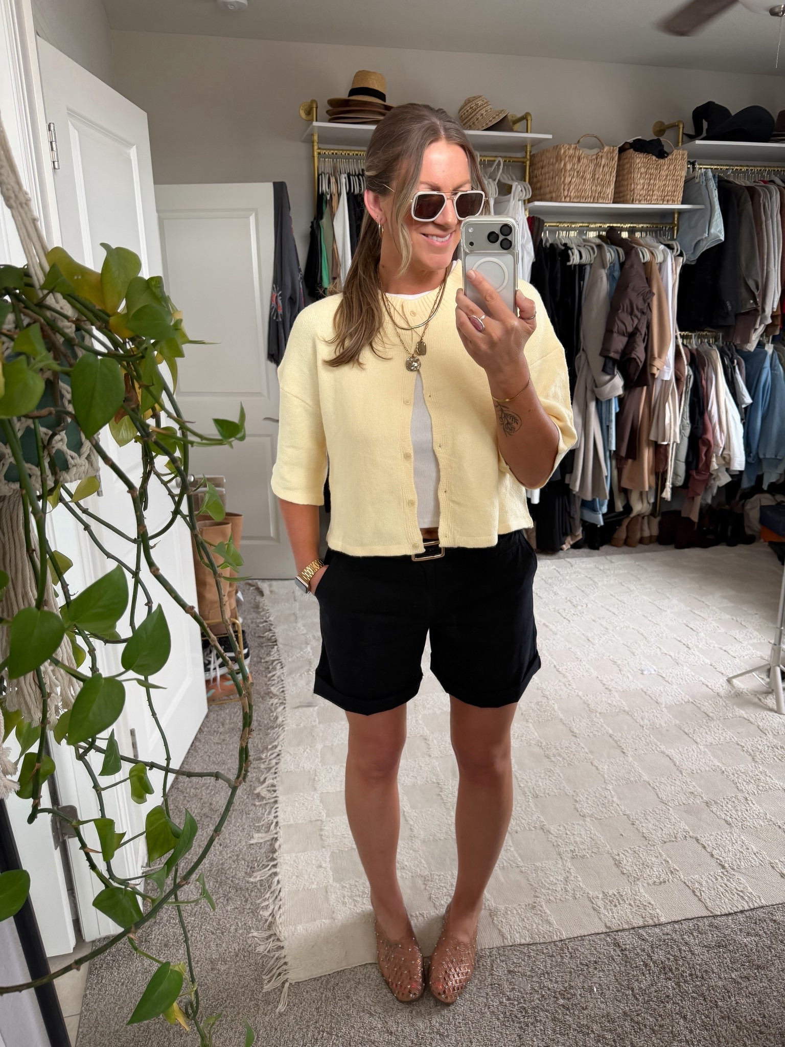 Large tops, 30 shorts, 11 shoes 

#LTKTall #LTKOver40