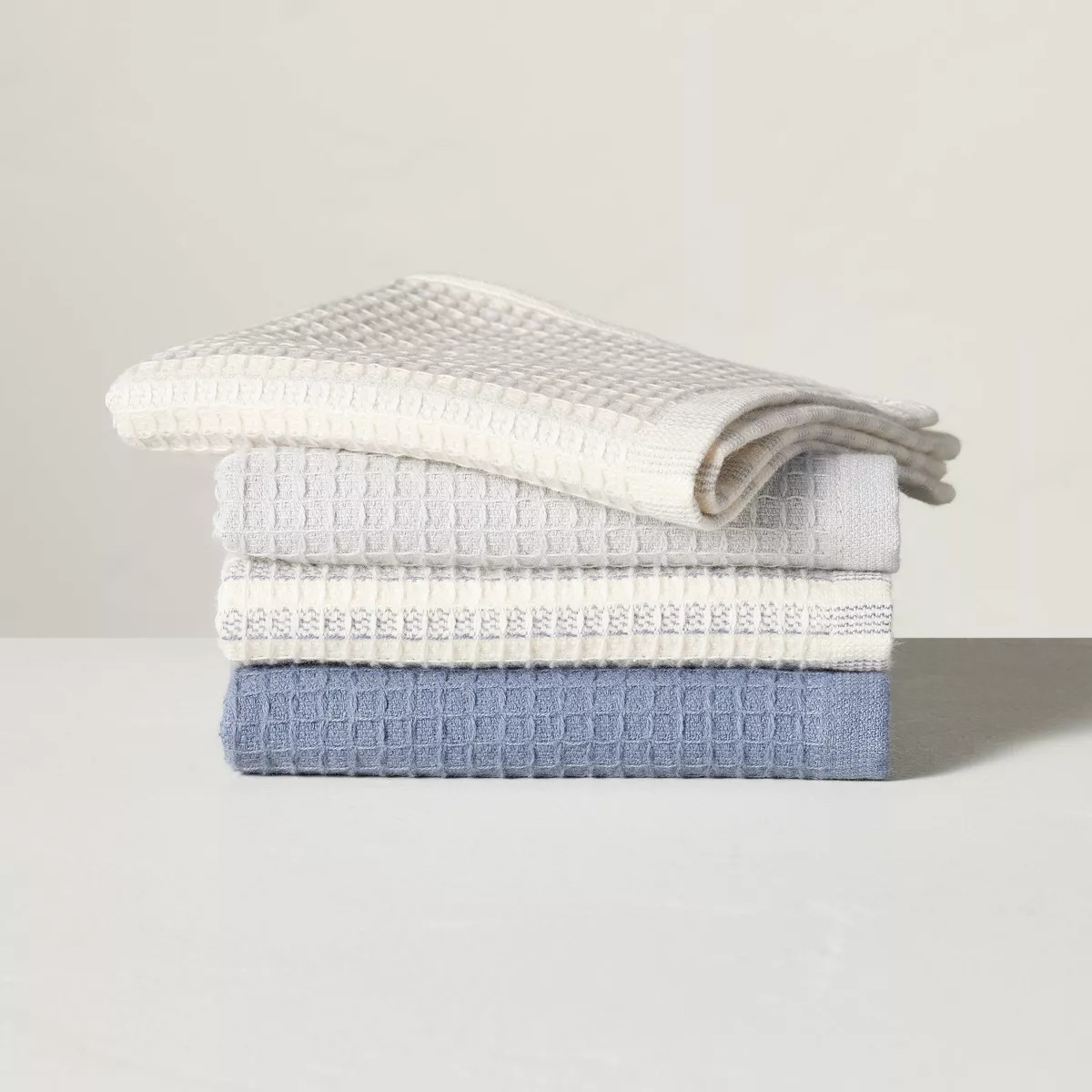 4pk Waffled Cotton Dishcloth Set - Hearth & Hand™ with Magnolia | Target