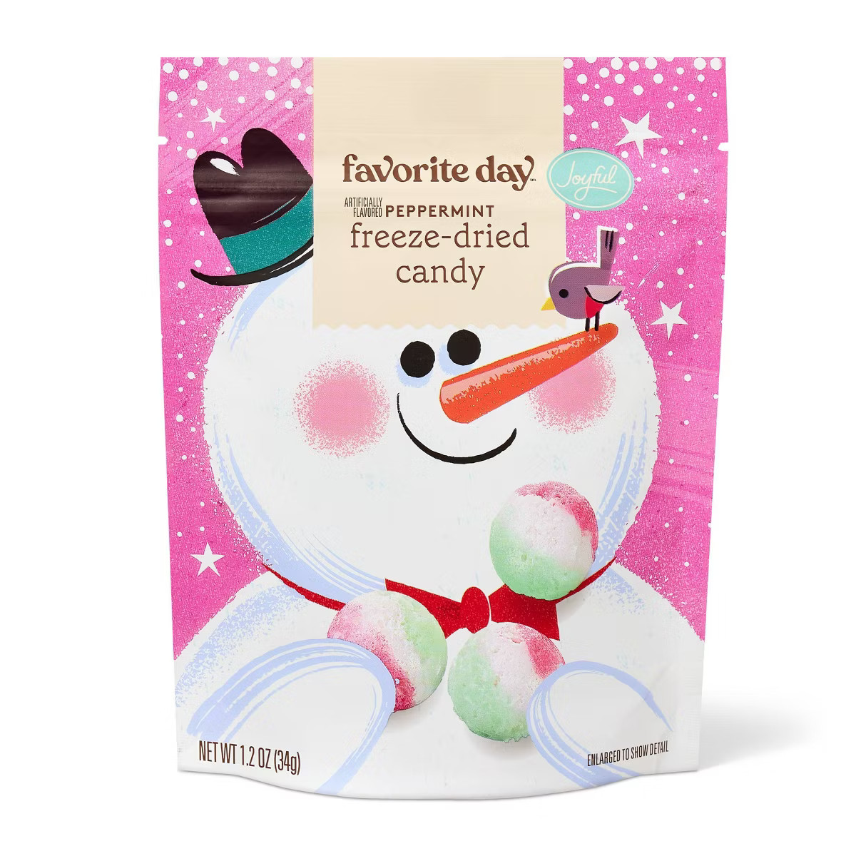 Freeze Dried Peppermint Christmas Candy - 1.2oz - Favorite Day™ | Target