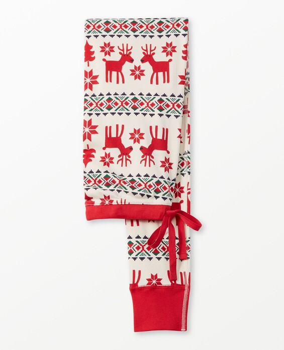 Women's Dear Deer Holiday HannaJams™ Pajama Pants in 100% Organic Combed Cotton - Size Adult XXL by Hanna Andersson | Family Matching Pajamas | Hanna Andersson