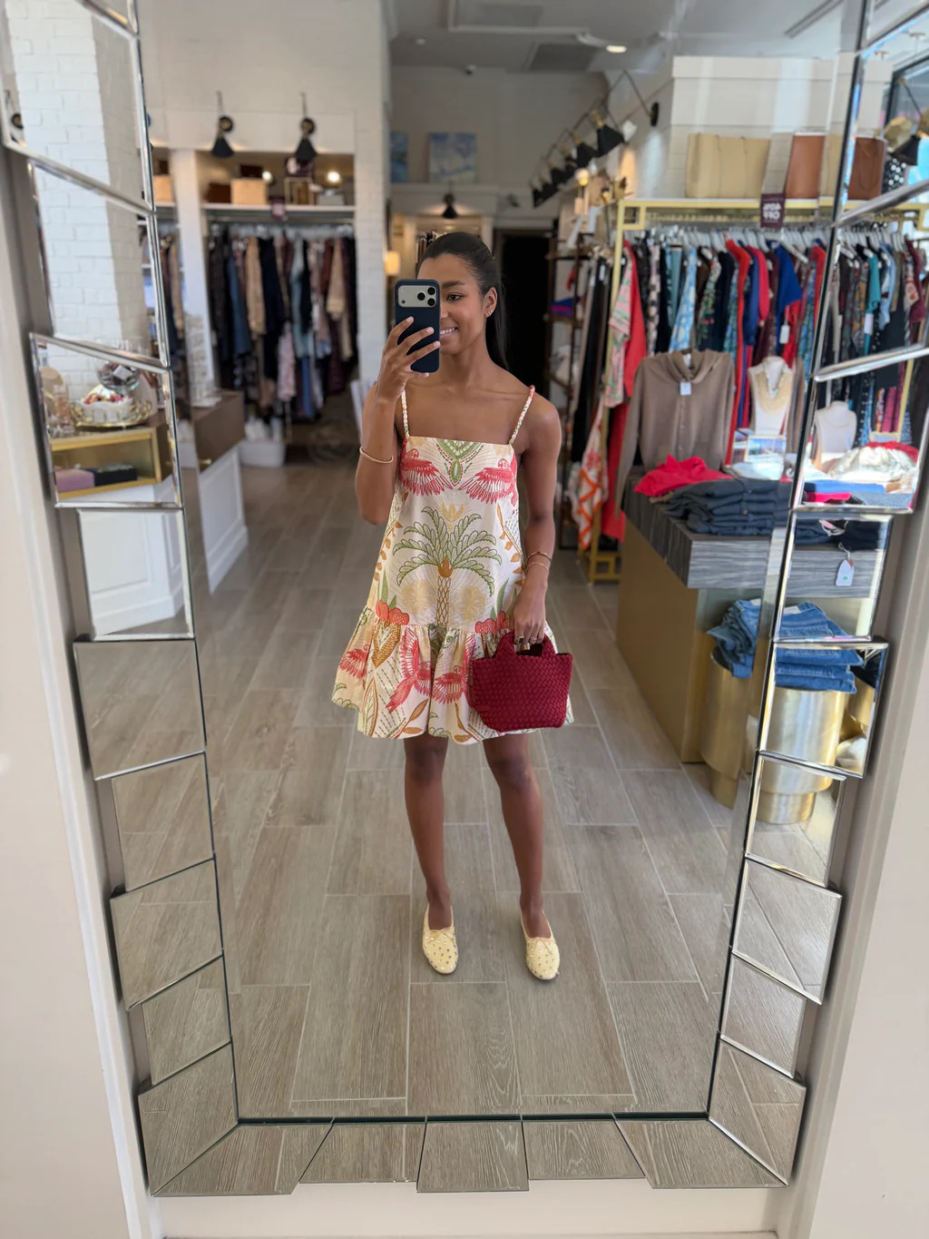 Scarlett Dress - Hibiscus | Monkee's of Raleigh