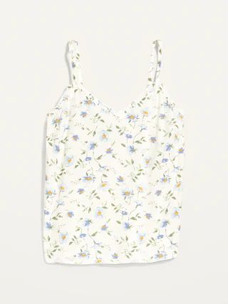 Printed Ruffled V-Neck Cami Top for Women | Old Navy (US)