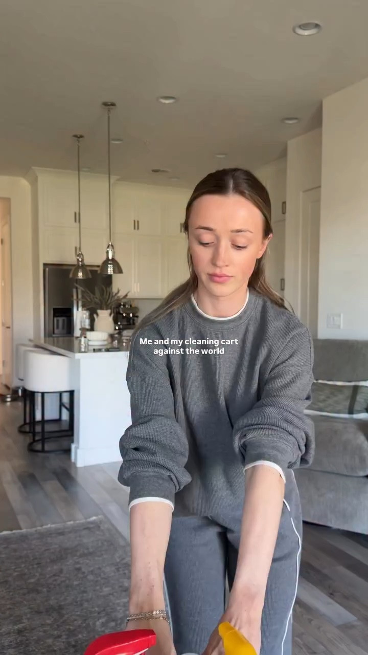 Cleaning cart tour coming soon 🫡🕺 #cleaninghack #cleaningcart