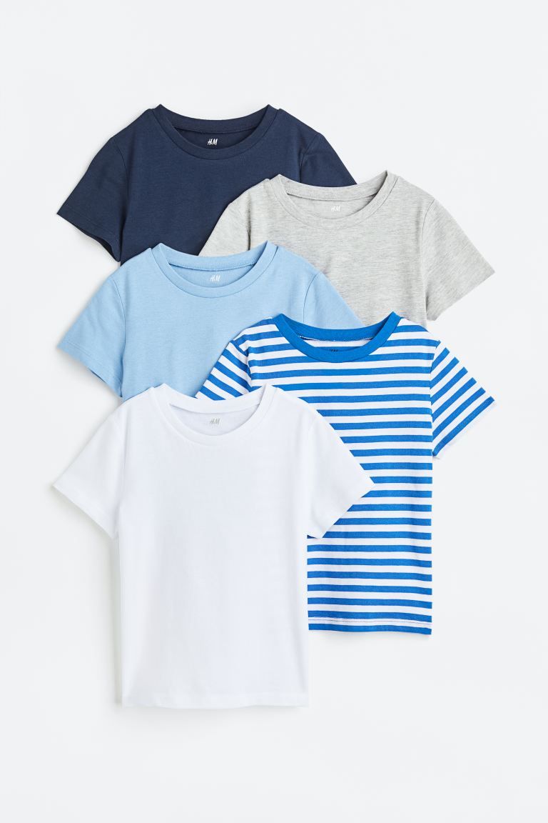 5-pack Cotton T-shirts | H&M (US)