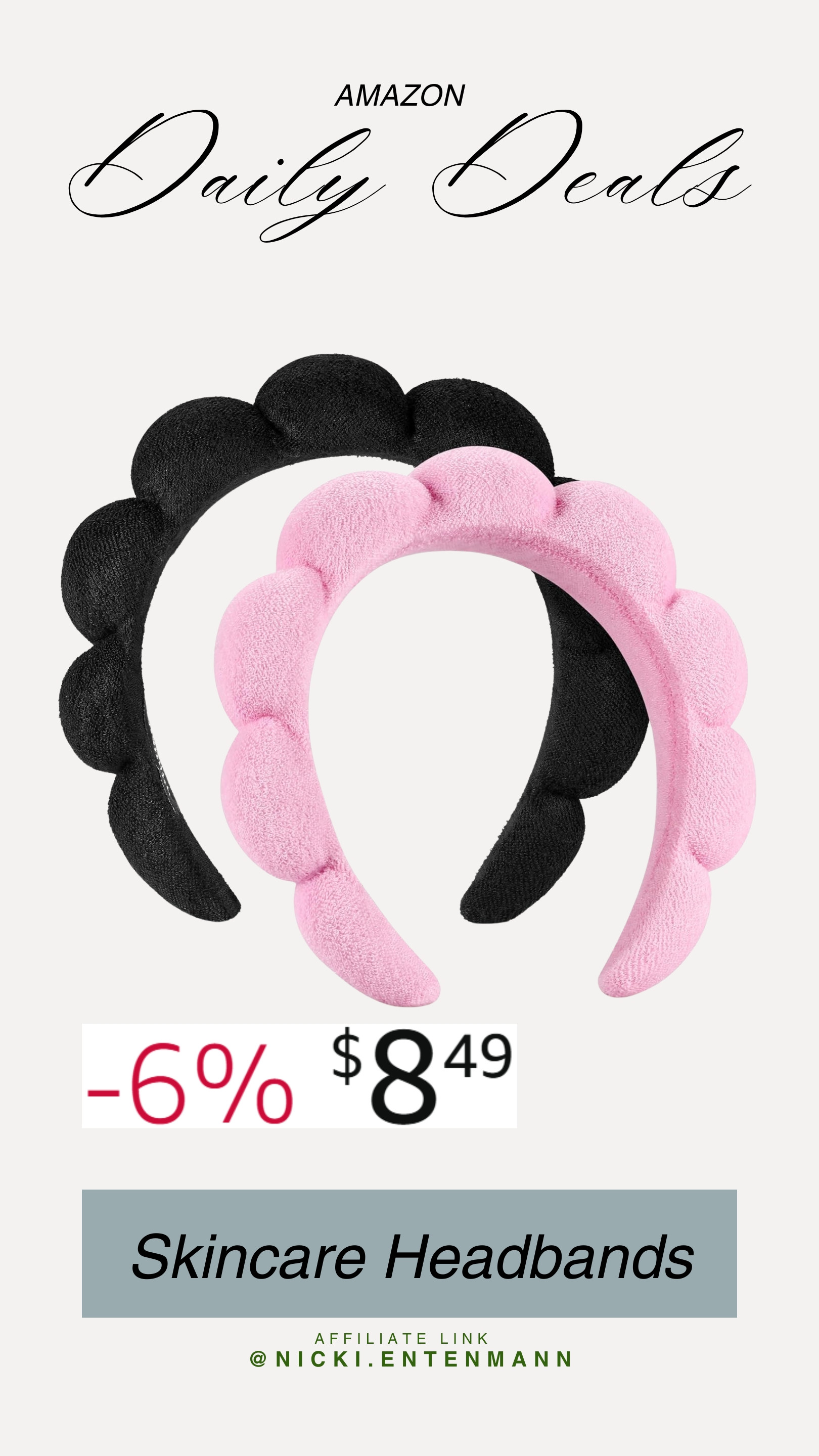 Spa vibes at home just got cuter. These skincare headbands are on sale and perfect for your self-care routine or makeup days! 🧖‍♀️💗✨

amazon beauty, skincare headbands, beauty accessories, amazon finds, daily deals, self care, face wash band, skincare routine, beauty essentials, spa at home 

 #LTKSaleAlert #LTKFindsUnder50 #LTKBeauty