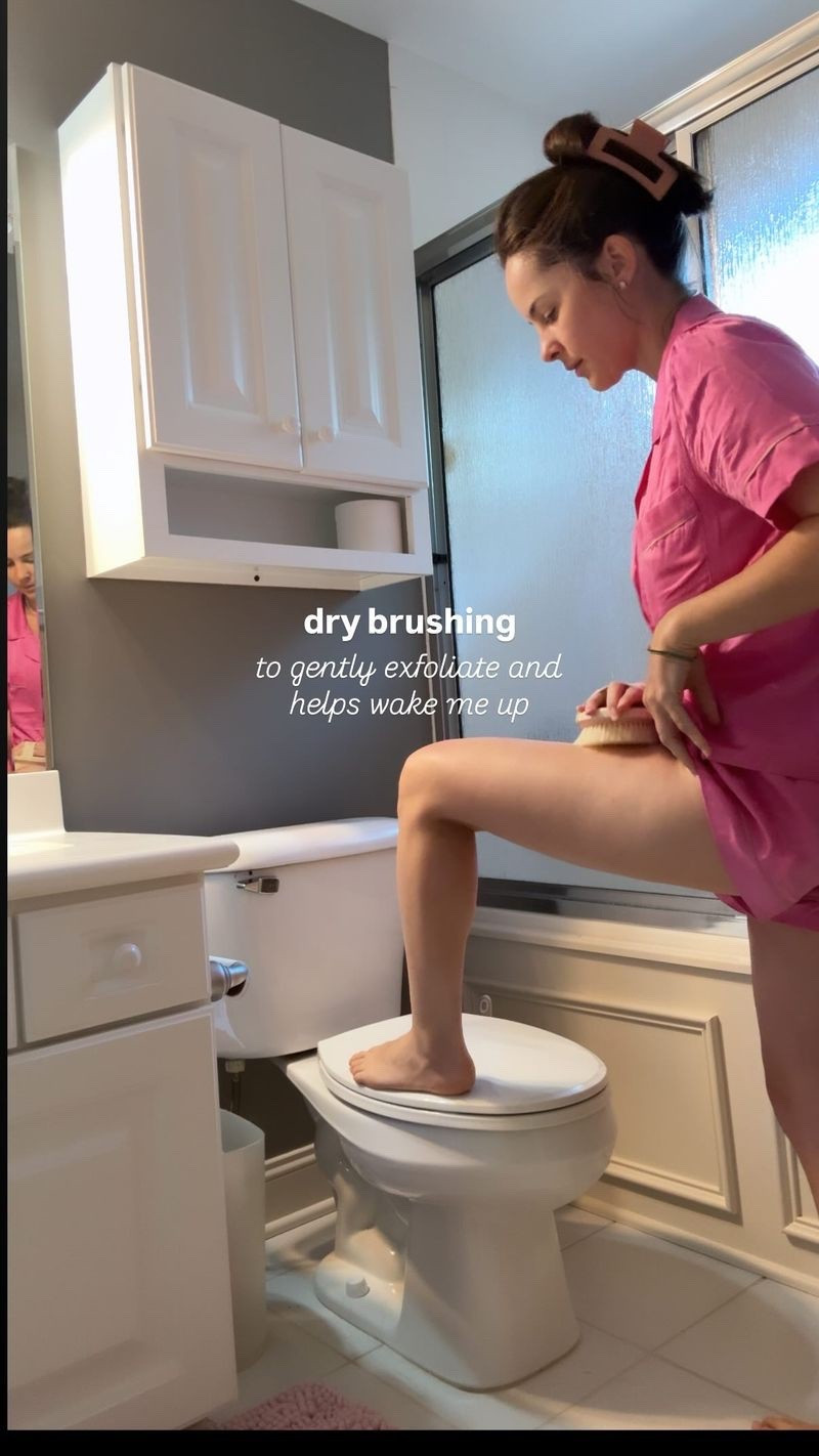 morning of dry brushing ✨

#LTKBeauty
