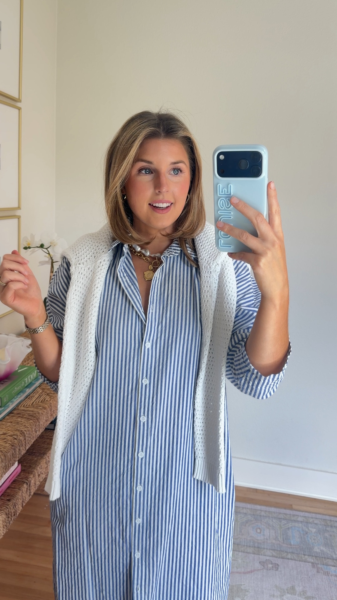 Easy travel outfit idea! Wearing a S in dress