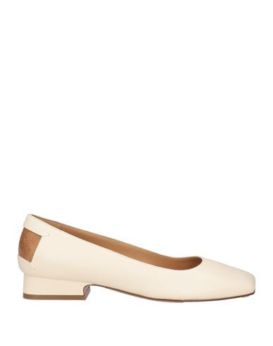 Maison Margiela Woman Ballet flats Cream Size 5 Soft Leather | YOOX (US)