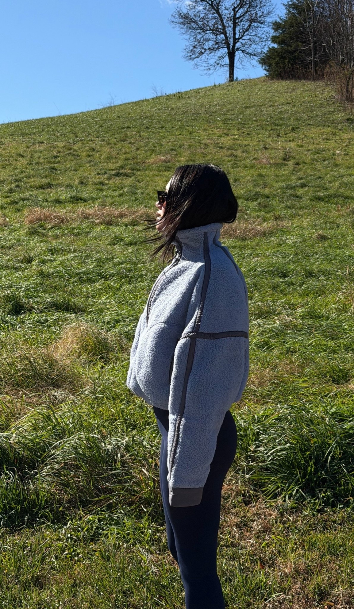 Free people | FP movement light blue half zip fleece + dark blue leggings

#LTKCyberWeek #LTKFindsUnder50 #LTKFindsUnder100