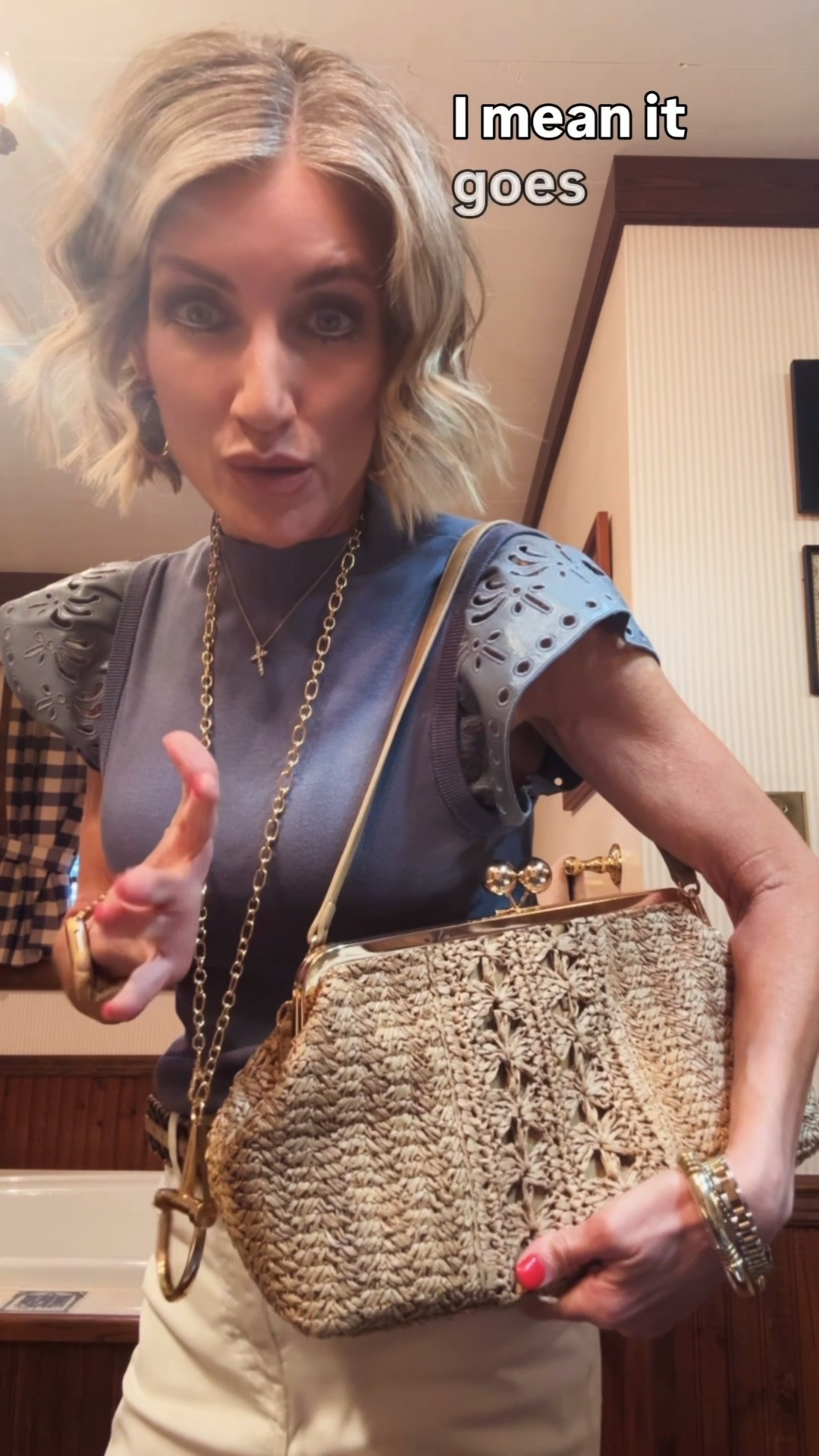 Best denim top by Evereve is on sale! Statement is in the leather, eyelet flutter sleeves. #onsale #springsale #statementtop #monicaness

#LTKgrwm #LTKSaleAlert #LTKBeauty
